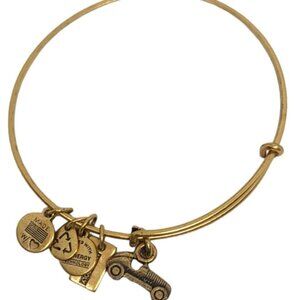 Alex and Ani Monopoly Racing Car Gold Bracelet - NEW